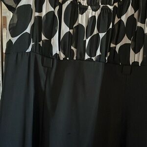 Polka Dots black & white dress!!